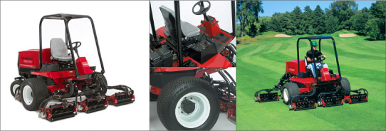 芝刈り機などの芝生管理機とゴルフコース用具のゴルフ場用品(株）
